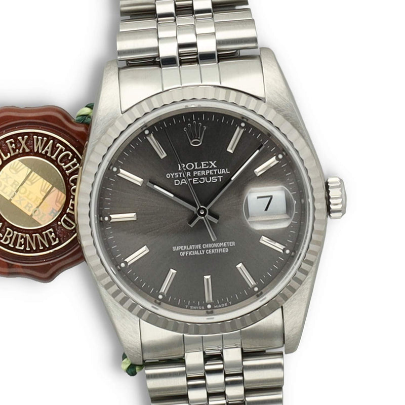 Rolex Datejust 16234 Grey 1988 Jubilee – LifeTime Watches
