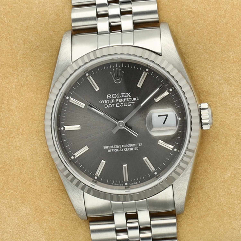 Rolex Datejust 16234 Grey 1988 Jubilee – LifeTime Watches