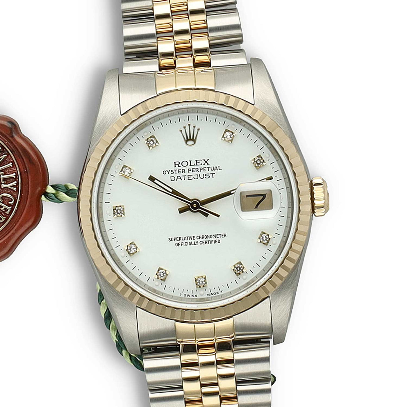 Rolex Datejust 16233 White Small Diamonds Dial – 1988 – LifeTime